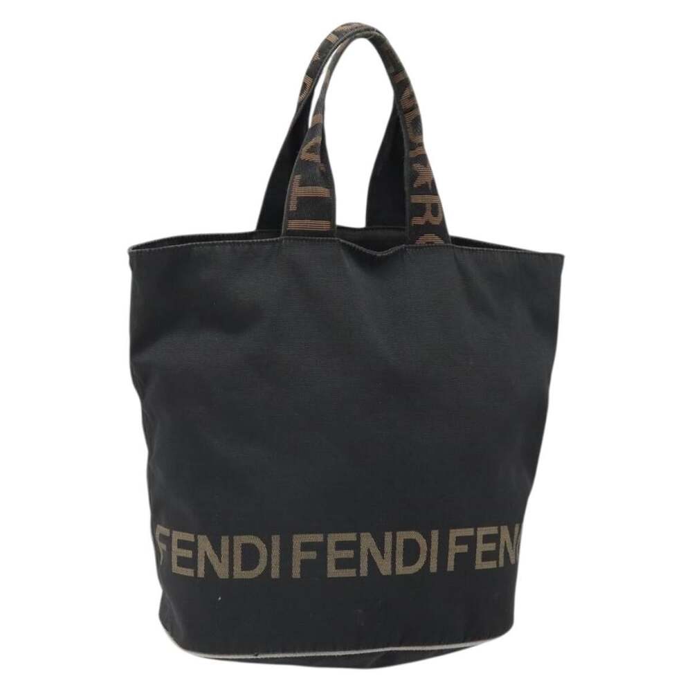 Fendi Nylon Handbag Black